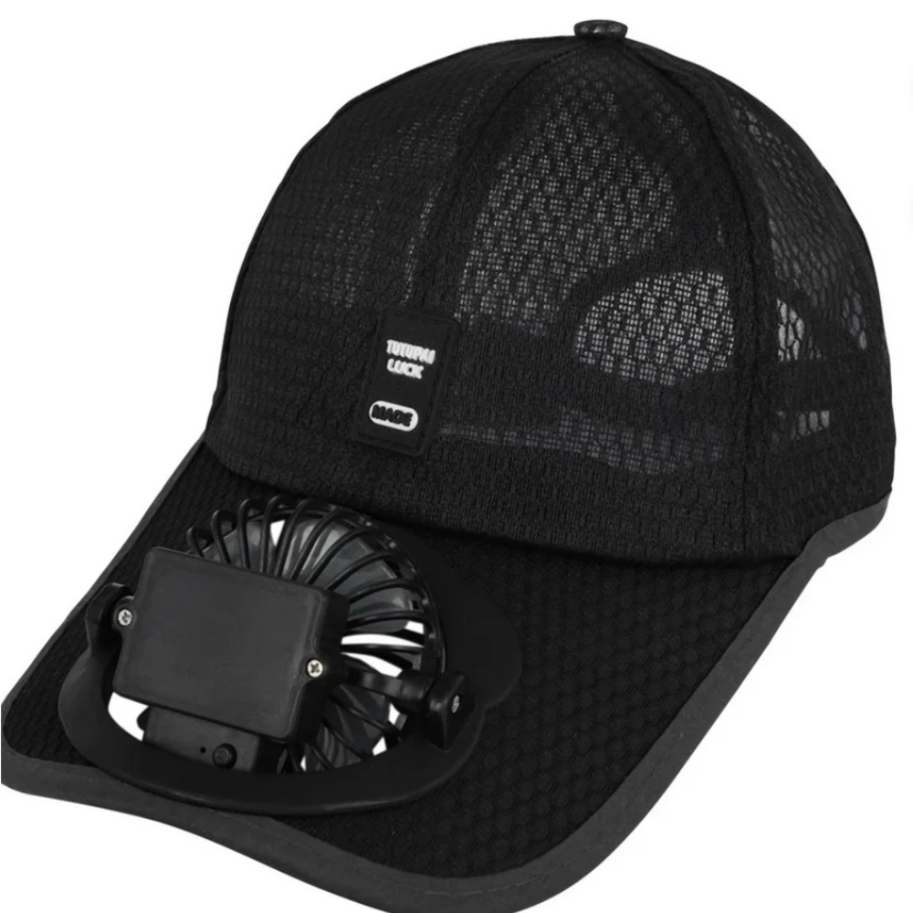 Black Mesh Trucker Hat with Adjustable Closure